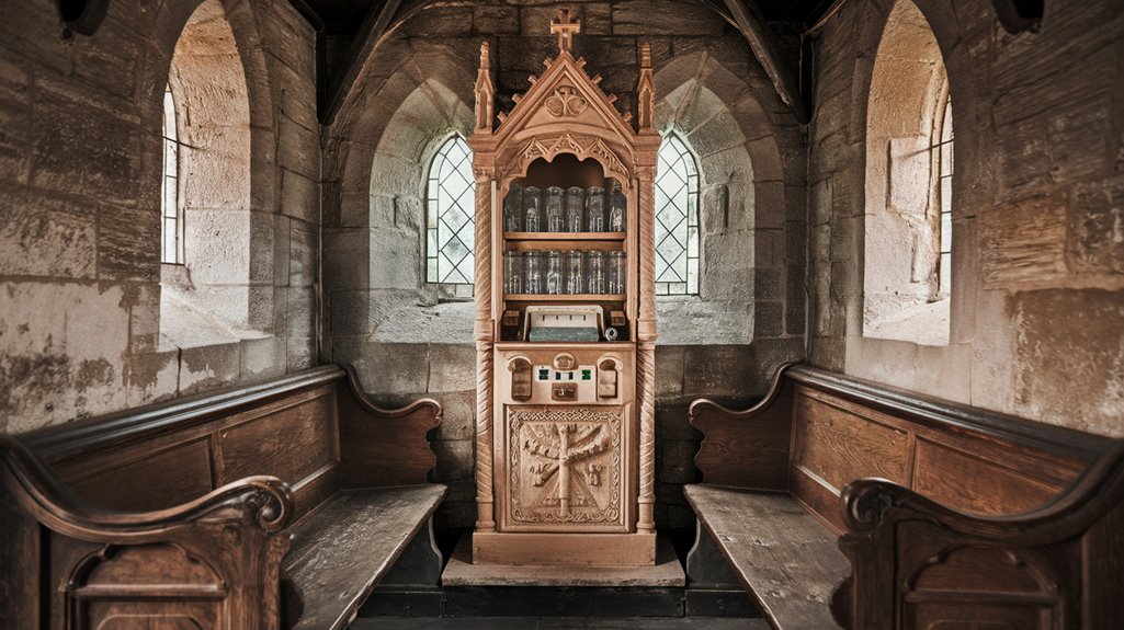 ancient vending machine holy water