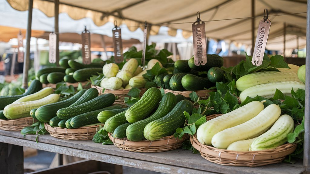 cucumber varieties global diversity