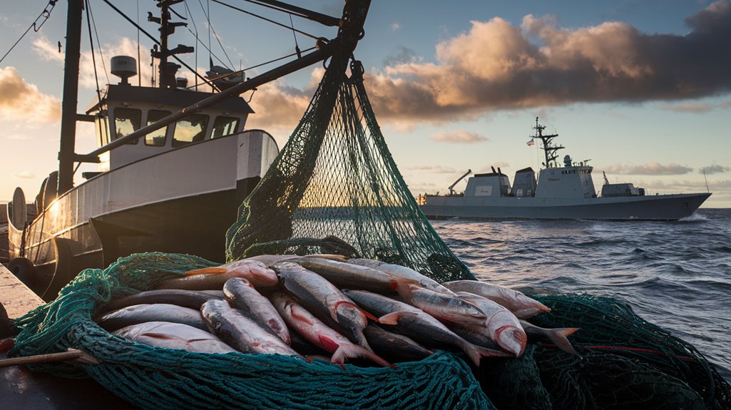 fishing rights conflict escalates