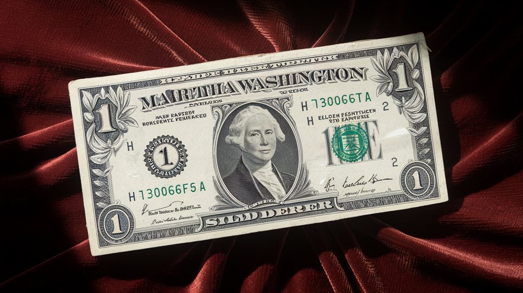 martha washington on currency