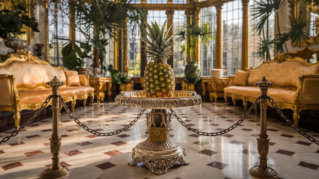 pineapples signify wealth and prestige