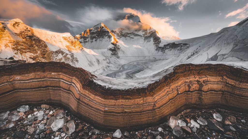 rivers influence mountain formation