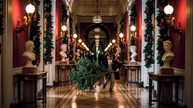 teddy roosevelt s son sneaks christmas tree