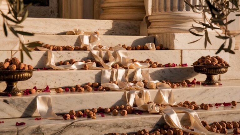 walnuts thrown at weddings