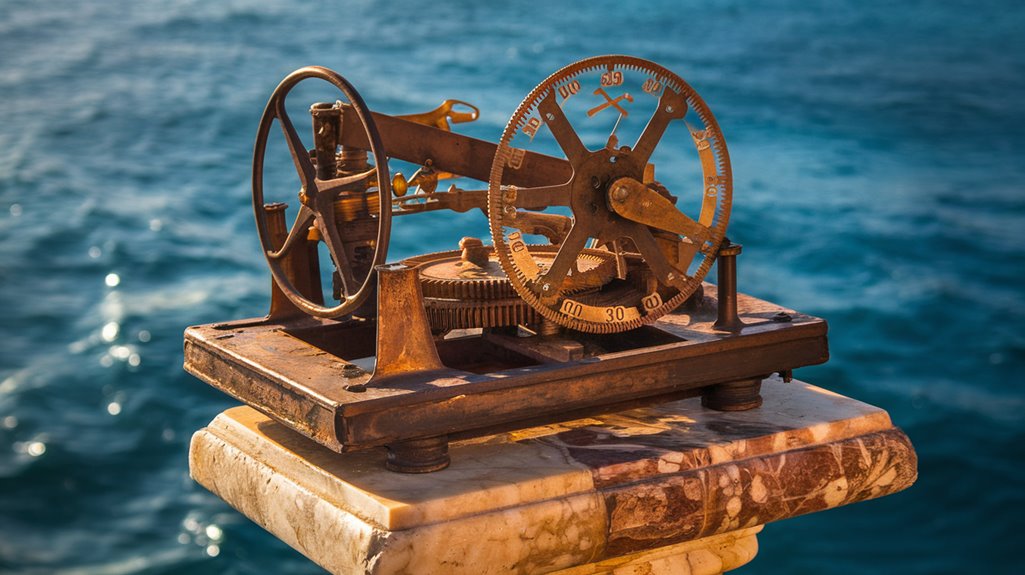 ancient mechanism unearthed underwater