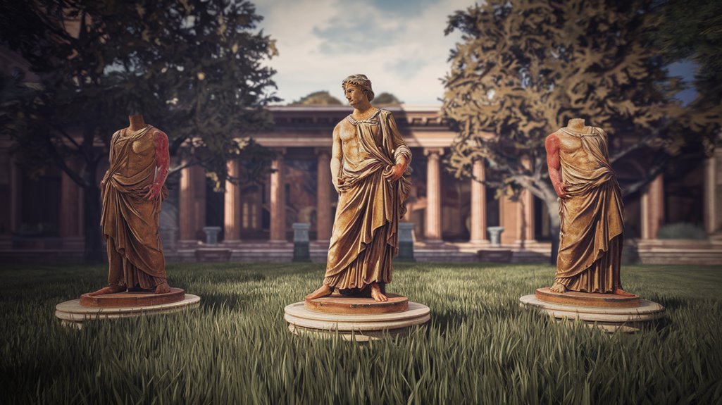 ancient sculptures vivid beauty