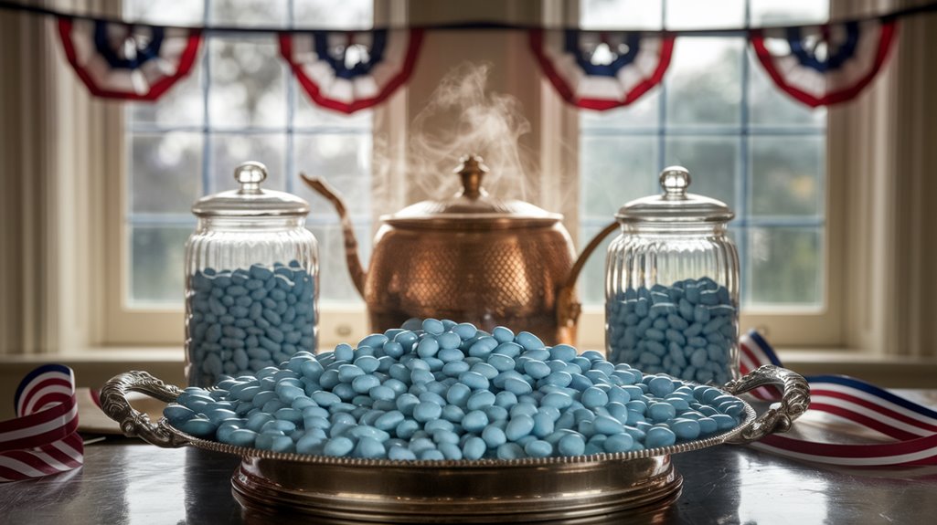 blue jelly beans inauguration