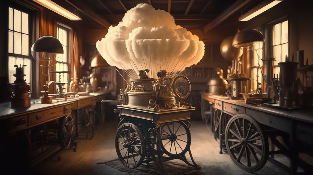 dentist invents cotton candy