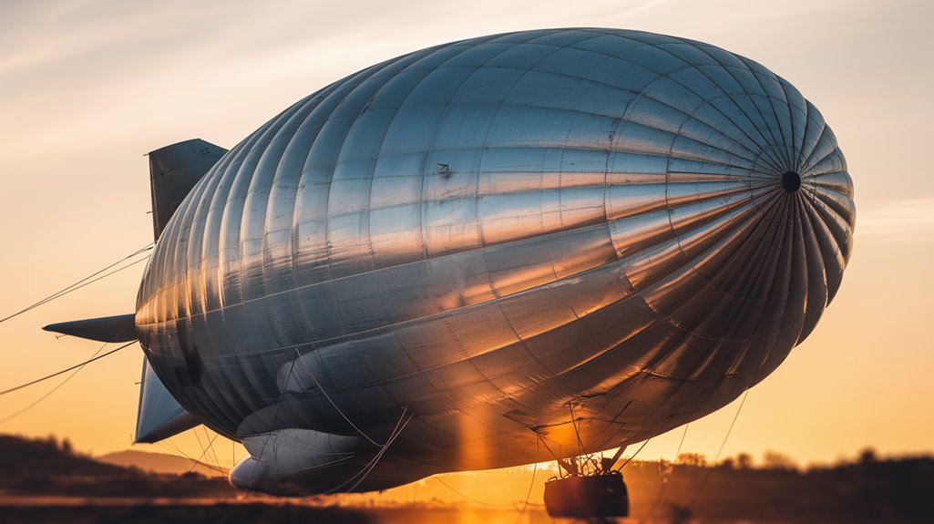 fewer than twenty five blimps