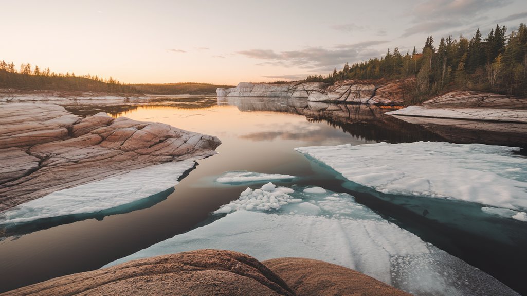 ice sheet reshaped earth s surface