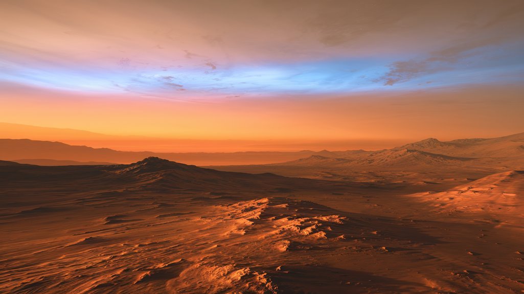 light scattering on mars