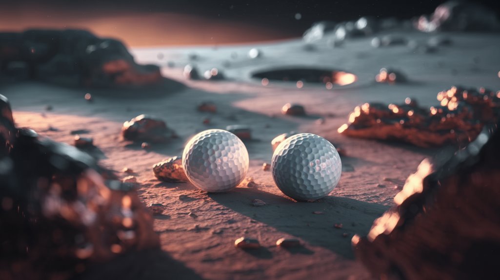 lunar gravity affects golf