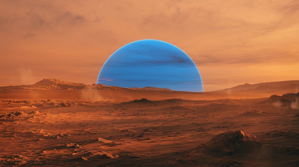 mars atmospheric light scattering