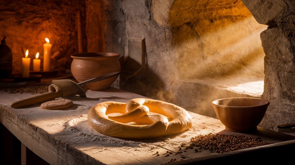 medieval monasteries pretzel origins