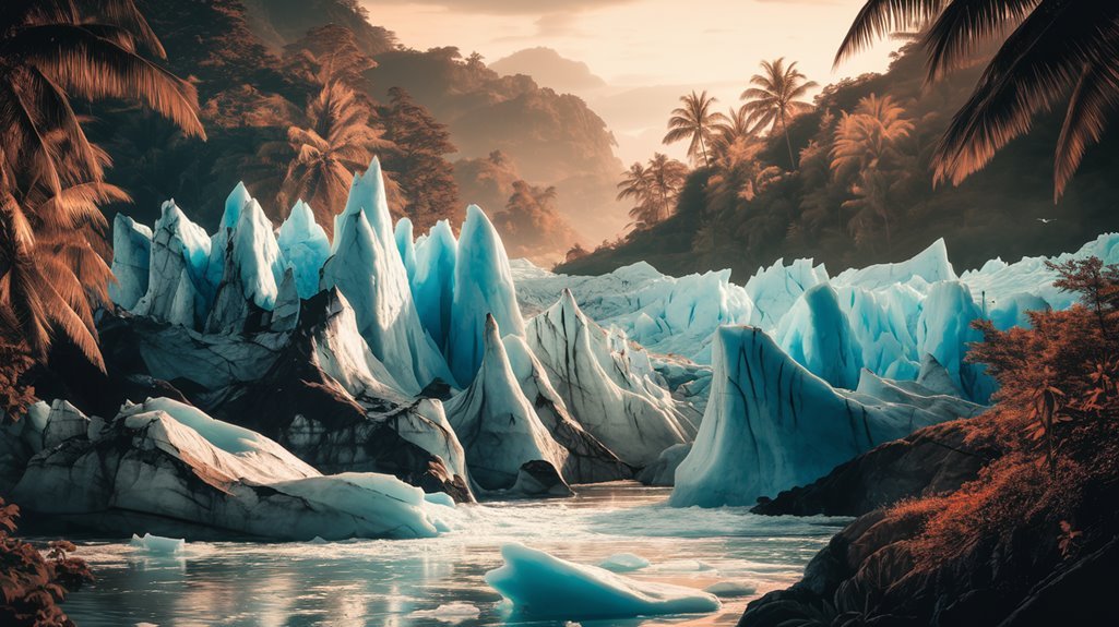 melting tropical ice rapidly