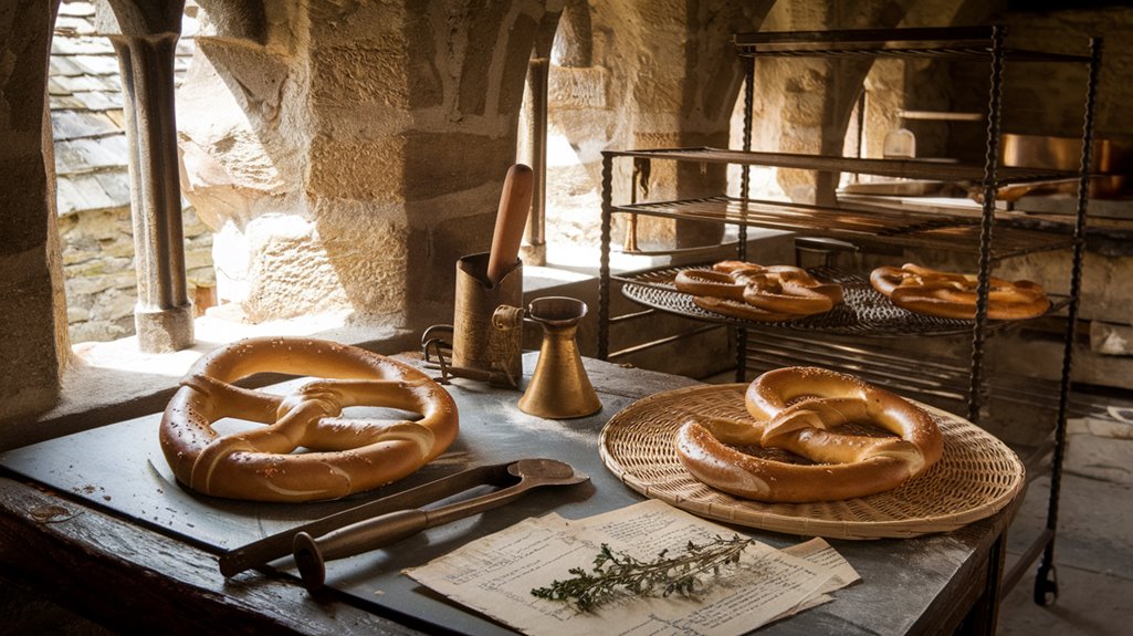 monks created pretzel snack