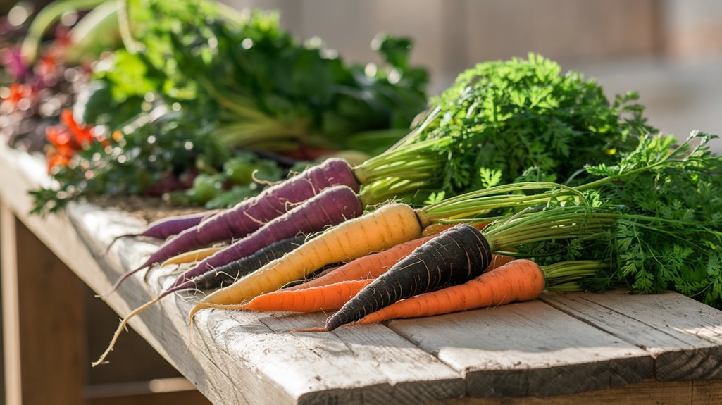 original carrots had variety