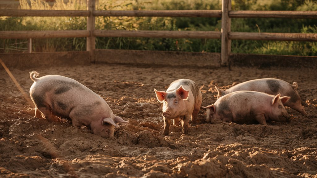 pigs regulate temperature effectively