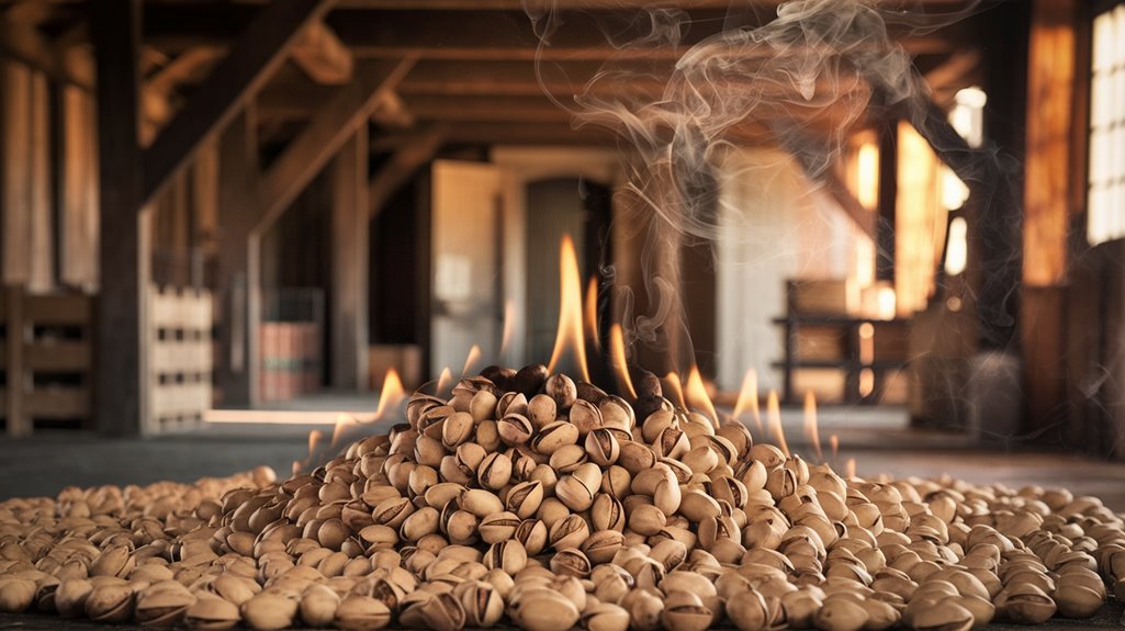 pistachios ignite through chemistry