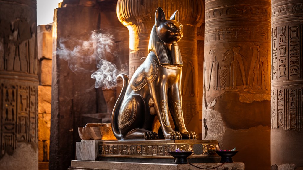 sacred feline guardianship symbolism