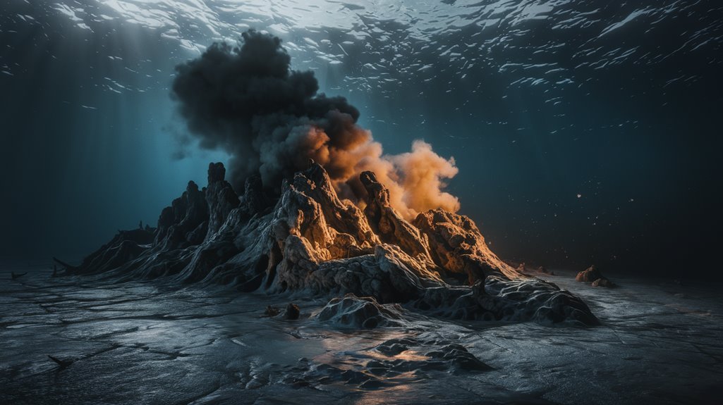 seafloor vents melt lead