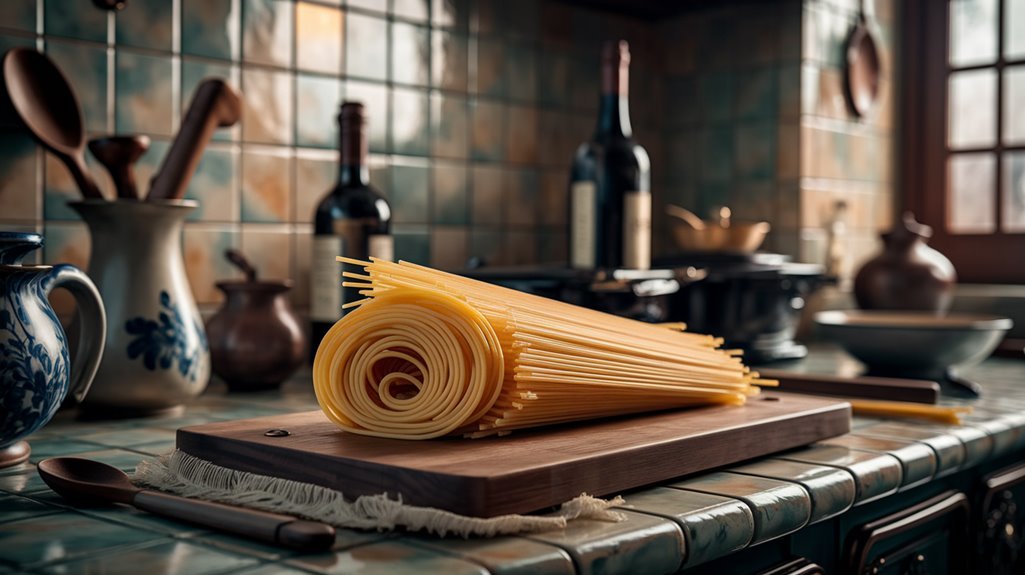 single noodle called spaghetto