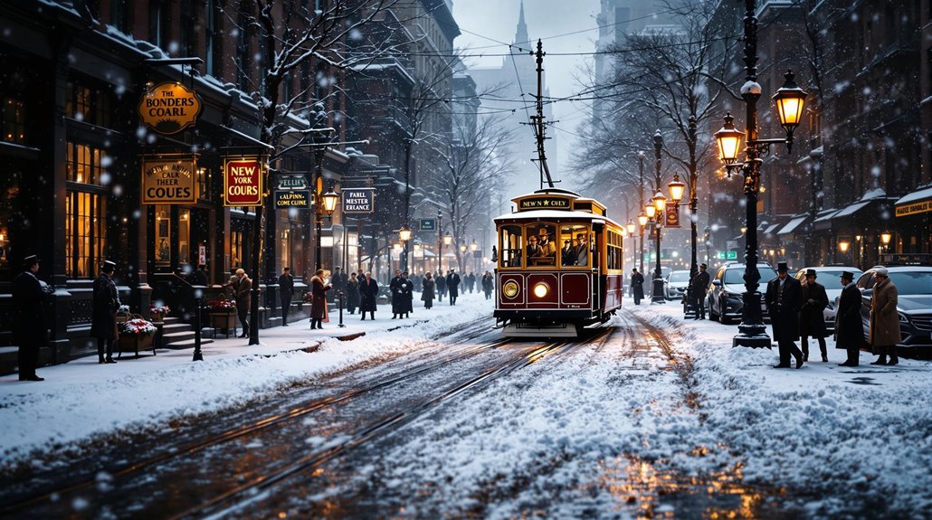 snow covered new york inspiration