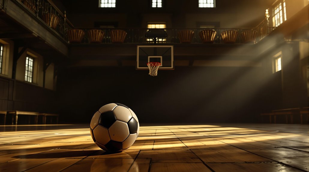 soccer ball used in basketball