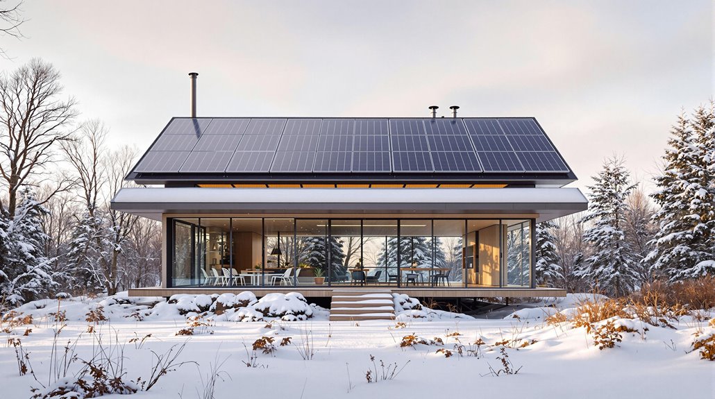 solar power winter performance