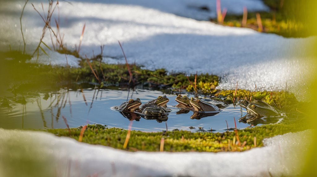 spring mating and reproduction